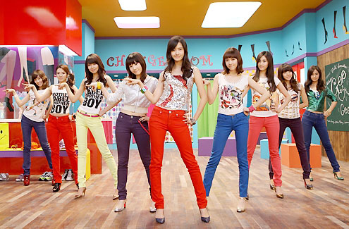 韩国组合少女时代录制真实育婴对决节目(图)-韩