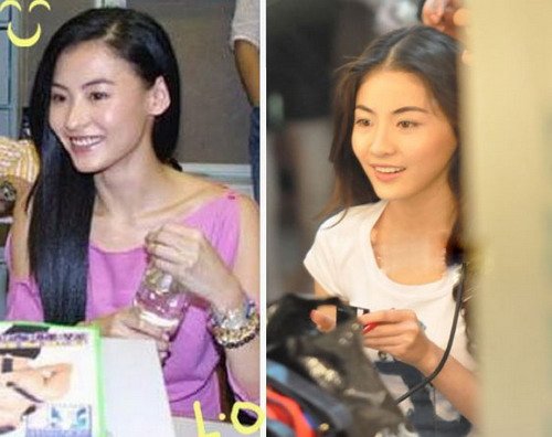 组图:实拍翻版张柏芝化妆全程 七分像三分妆