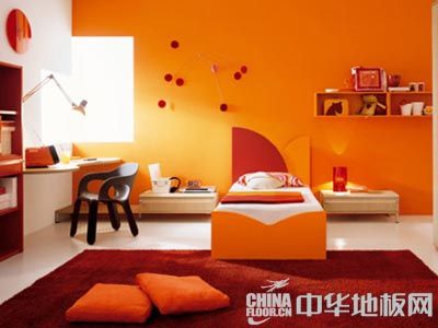 彩虹糖的梦 儿童房地板个性主题